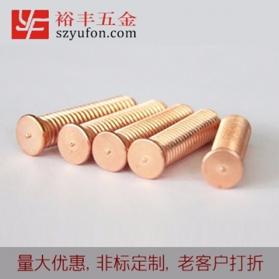 溫州市M5 儲能香蕉视频污污 鐵鍍銅 螺柱 鐵香蕉视频污污 外螺紋