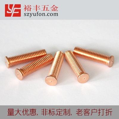 溫州市M3 儲能香蕉视频污污 鐵鍍銅 螺柱 鐵香蕉视频污污 外螺紋